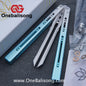 Newera Sunshine V2 Original Balisong 7075 Aluminum Alloy Handle 3Cr13 Stainles Steel Blade Trainer/Tuning Fork/False Edge Bushing