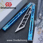 Newera Sunshine V2 Original Balisong 7075 Aluminum Alloy Handle 3Cr13 Stainles Steel Blade Trainer/Tuning Fork/False Edge Bushing