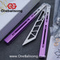 Newera Sunshine V2 Original Balisong 7075 Aluminum Alloy Handle 3Cr13 Stainles Steel Blade Trainer/Tuning Fork/False Edge Bushing
