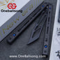 Newera Fvyao Original Balisong 7075 Aluminum Alloy+ G10 Patch Handle 5Cr15 Stainles Steel Blade Trainer Bushing