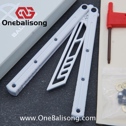 baliplus 7075 kraken trainer Side slot version v3 clone Aluminum alloy handle stainless steel blade Bushing