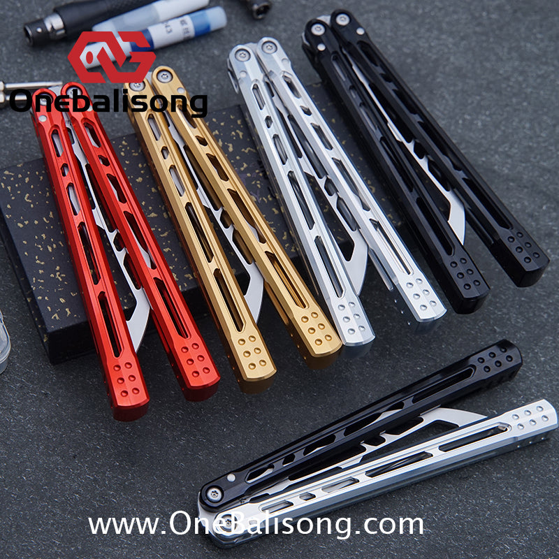 Yun Ran Balisong 7075 Aluminum Alloy Handle Stainless Steel Blade Bushing