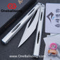 Dingfeng Devourer/Glutton OG Design Balisong  7075 Aluminum Alloy Handle 9cr18mov Stainles Steel Blade Trainer Bushing