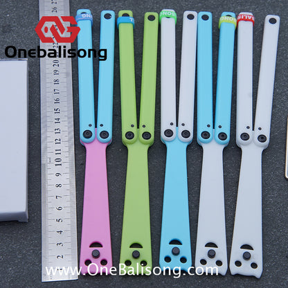 APOCALYPSE TIANQI Squid V2/V3 Balisong Plastic Training Blade Outdoor Safe EDC