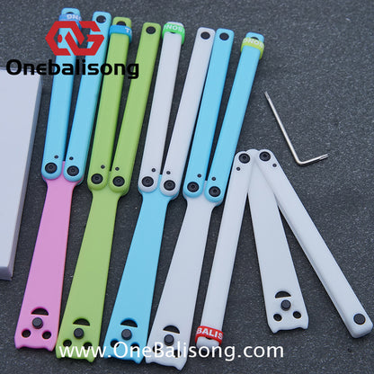 APOCALYPSE TIANQI Squid V2/V3 Balisong Plastic Training Blade Outdoor Safe EDC