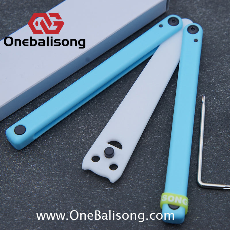 APOCALYPSE TIANQI Squid V2/V3 Balisong Plastic Training Blade Outdoor Safe EDC