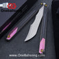 To Follow Crisis Balisong Titanium-6AI-4V Handle M390 Stainless Steel Blade Bushing