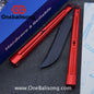 HR Killer Balisong  Seven series aluminum Handle 14c28n/vg10 Blade integrated+traditional shaft sleeve