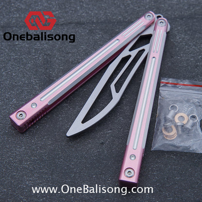 APOCALYPSE Tianqi Orion Balisong Clone 7075 Aluminum Alloy Handle Stainless Steel Blade Bushing