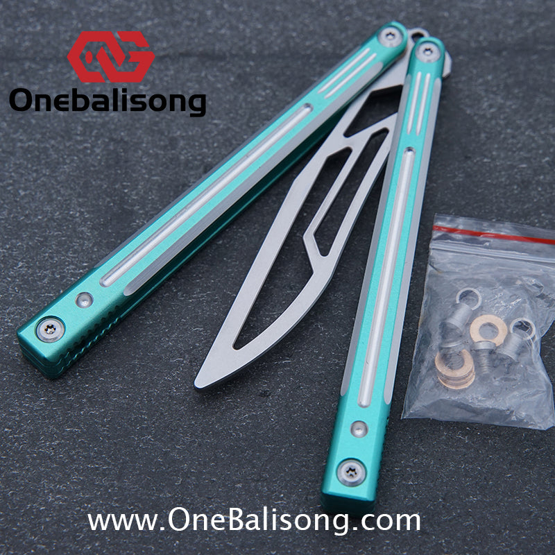 APOCALYPSE Tianqi Orion Balisong Clone 7075 Aluminum Alloy Handle Stainless Steel Blade Bushing