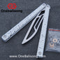 APOCALYPSE Tianqi Orion Balisong Clone 7075 Aluminum Alloy Handle Stainless Steel Blade Bushing