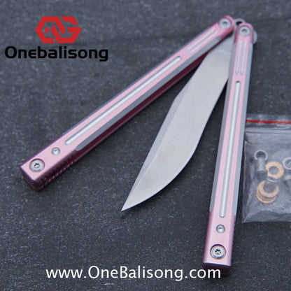 APOCALYPSE Tianqi Orion Balisong Clone 7075 Aluminum Alloy Handle Stainless Steel Blade Bushing