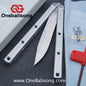 Baliplus Kraken Balisong Glossy clone Tanto/Bowie/Weekawk  live/Fake Blade Channel 7075 Aluminum Glossy Handle Bushings 9cr18