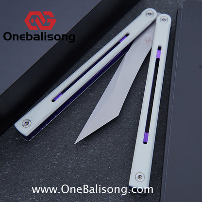 MY Performance Time Lite Original Balisong 7075 Aluminium Alloy Handle 5cr15 MOV Stainless Steel Blade