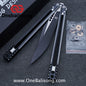 LOG Jian V3 Balisong 7075 Aluminium Alloy Handle 5Cr15 Stainless Steel Blade Bushing