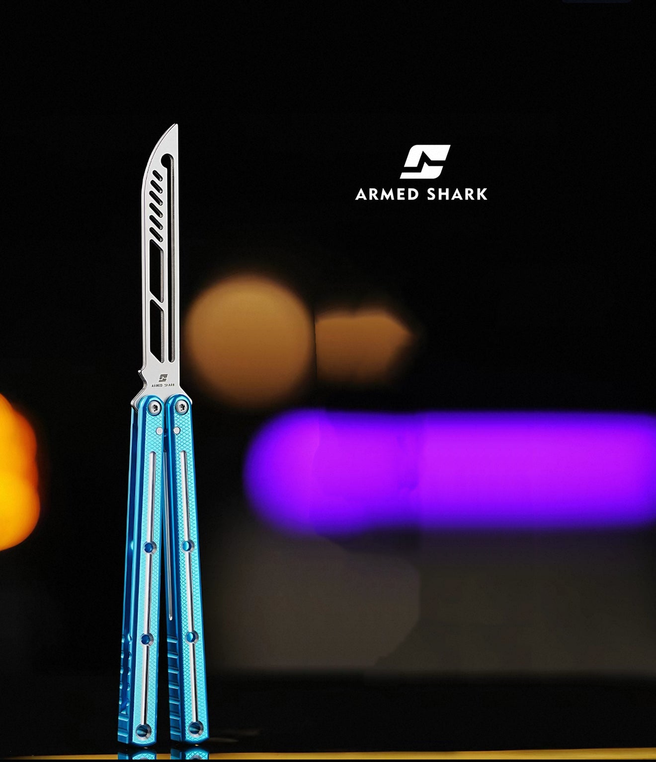 ARMED SHARK kraken v3 clone Seven series aluminum alloy handle stainless steel Trainer blade Bushings