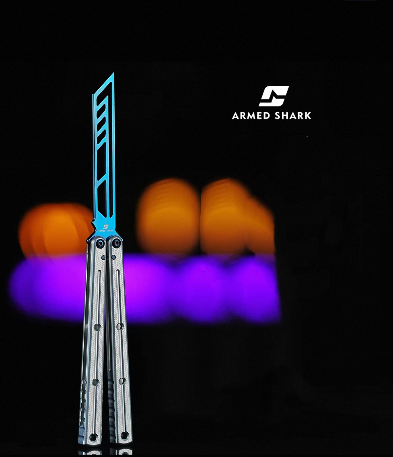 ARMED SHARK kraken v3 clone Seven series aluminum alloy handle stainless steel Trainer blade Bushings