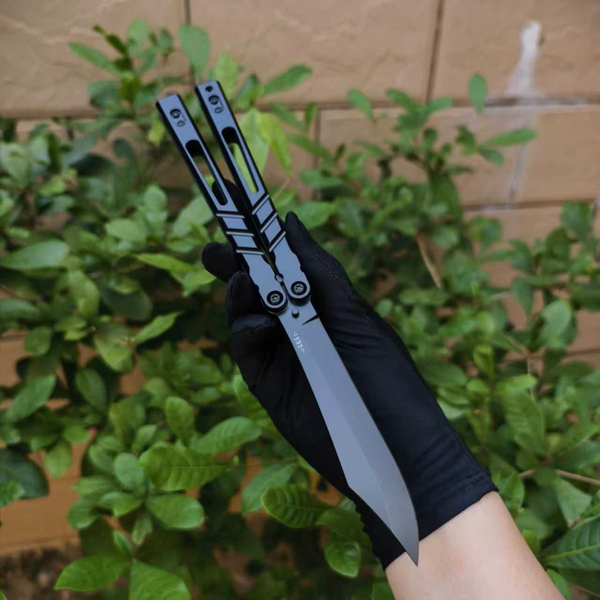 Baliplus Sandwich AB BRS chAB Balisong Clone TC4 Titanium Alloy Handle VG10 Stainless steel Blade Bushings