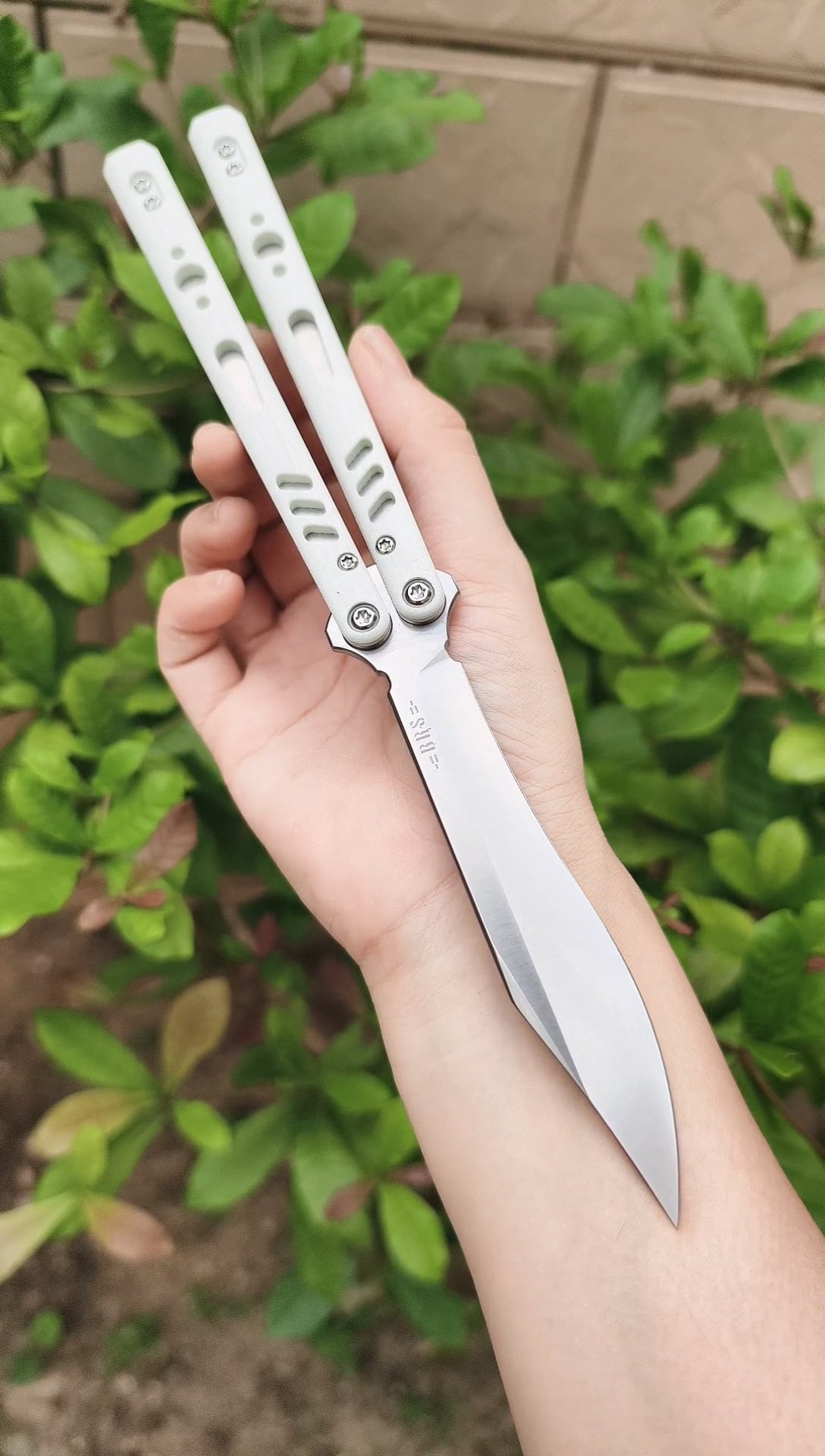 Baliplus REP Special Edition Balisong Clone G10 Patch Titanium alloy-handle stainless steel blade