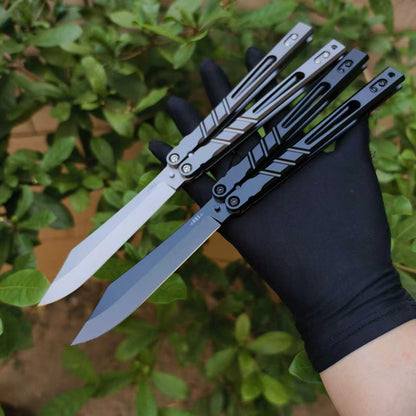 Baliplus Sandwich AB BRS chAB Balisong Clone TC4 Titanium Alloy Handle VG10 Stainless steel Blade Bushings