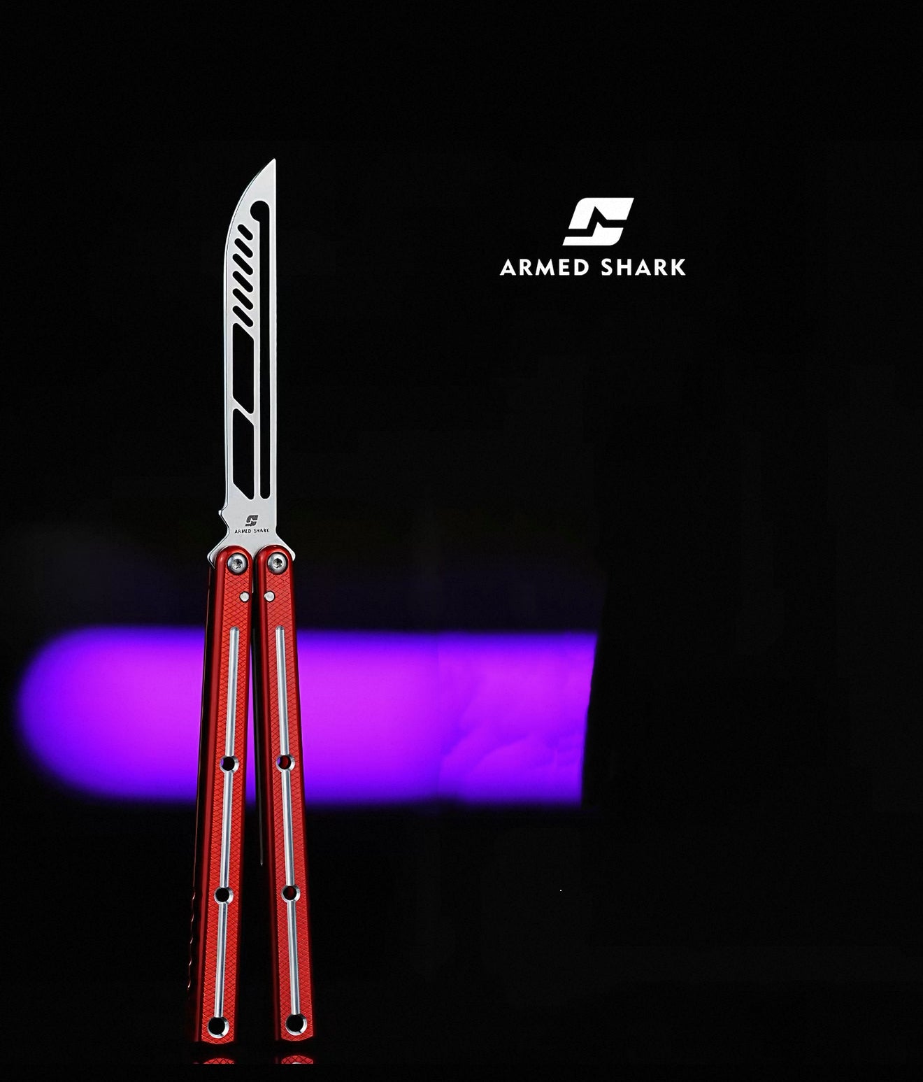ARMED SHARK kraken v3 clone Seven series aluminum alloy handle stainless steel Trainer blade Bushings