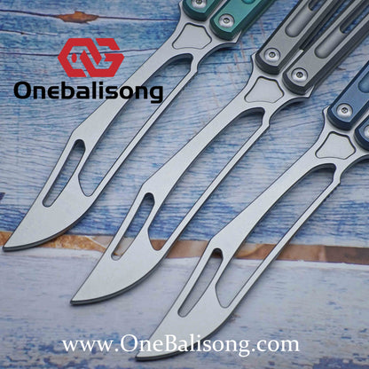 theone JK sandwich killer whale clone Titanium handle stainless steel dlade Bushing