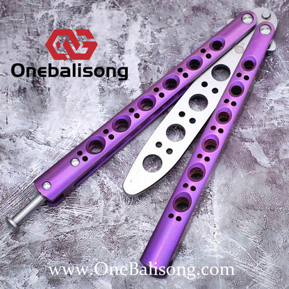 theone BM42/BM43/BM46/BM47/BM40T Balisong clone Titanium-handle stainless steel blade bushing One-piece structure