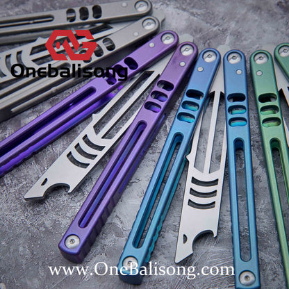theone madko clone Titanium handle stainless steel blade Bushing