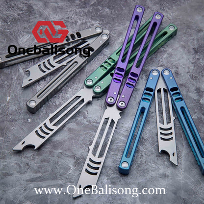 theone madko clone Titanium handle stainless steel blade Bushing