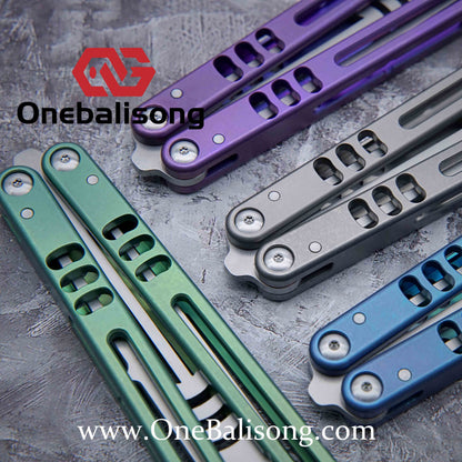theone madko clone Titanium handle stainless steel blade Bushing