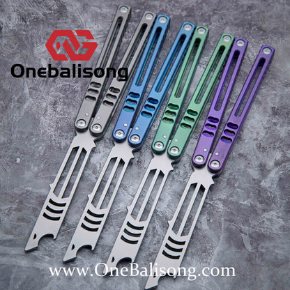 theone madko clone Titanium handle stainless steel blade Bushing