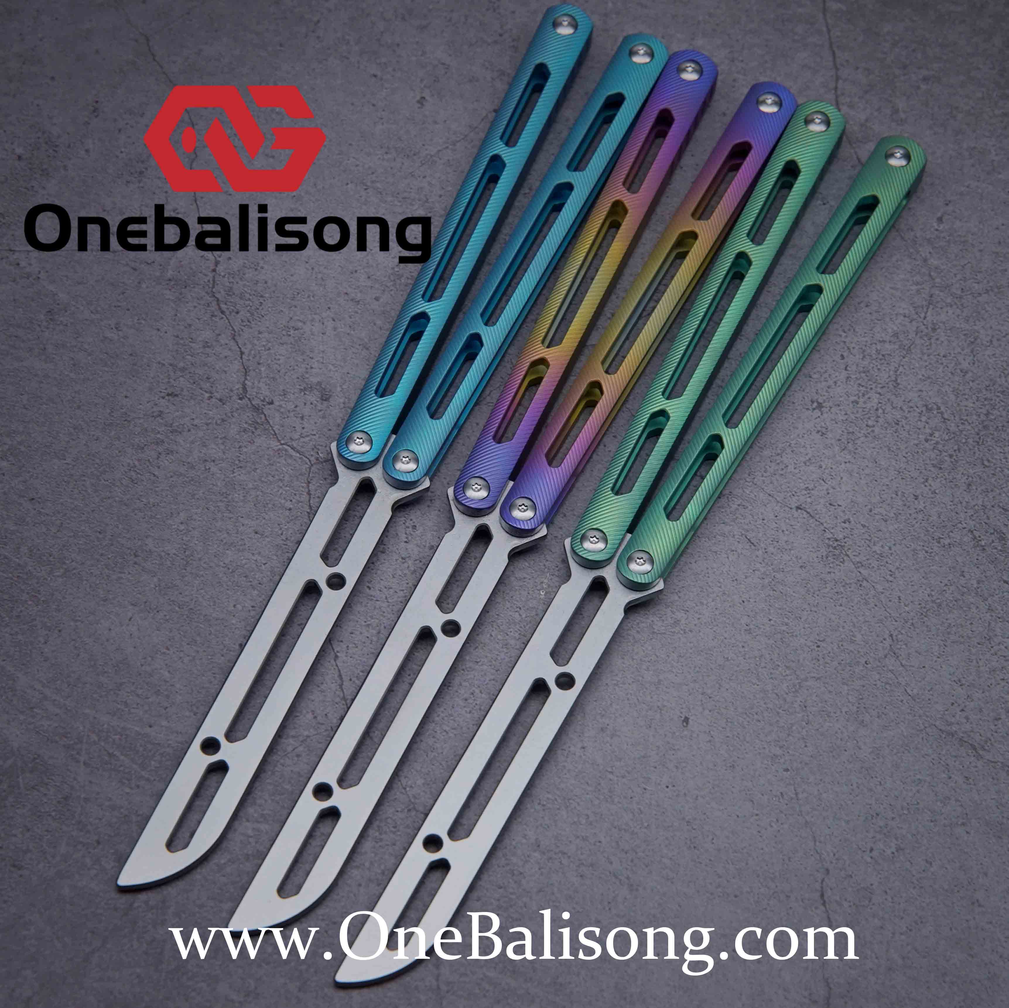 Titanium One theone Integrated tsunami clone Titanium -Onebalisong – One Balisong