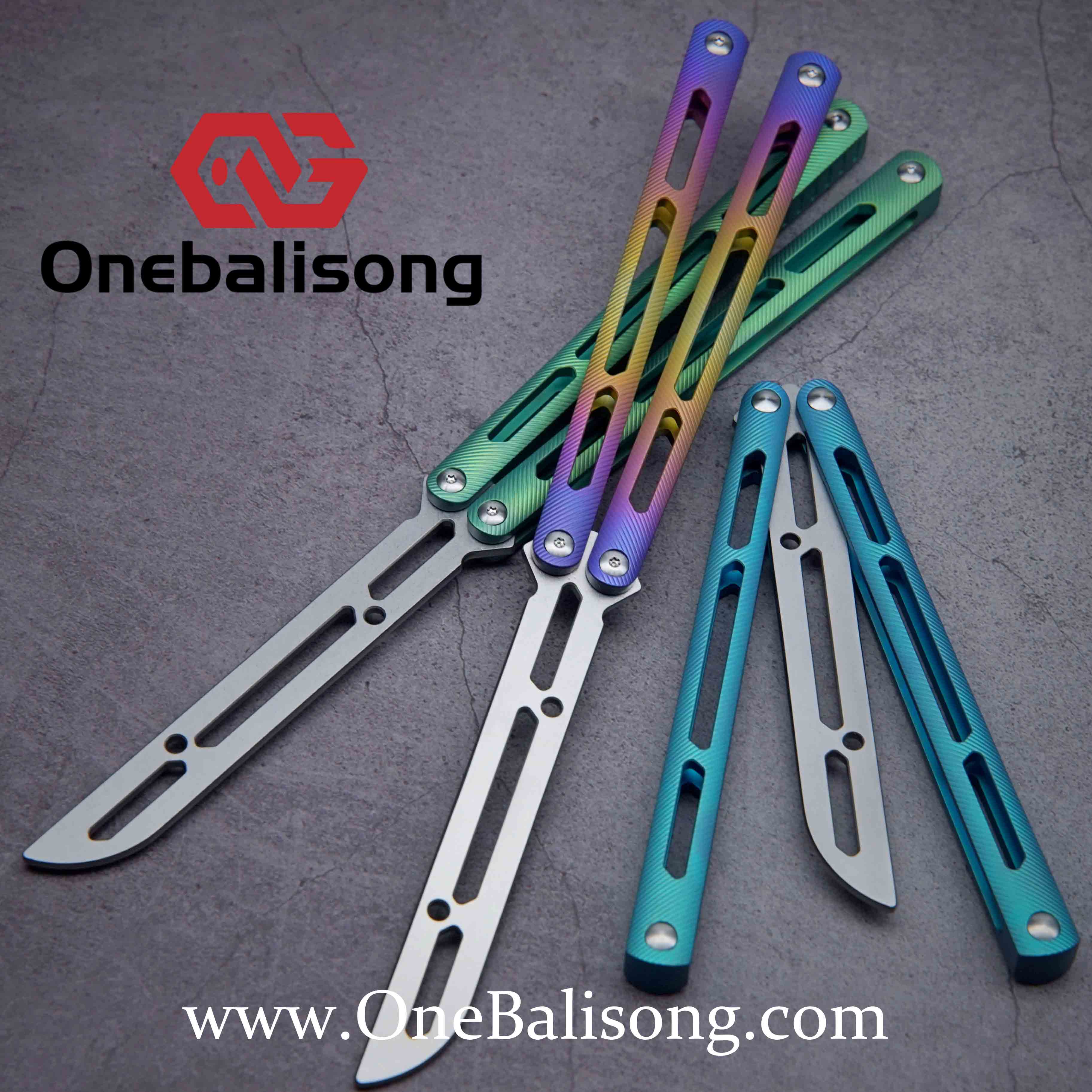 Titanium One theone Integrated tsunami clone Titanium -Onebalisong – One Balisong