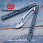 theone JK sandwich killer whale clone Titanium handle stainless steel dlade Bushing