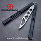 theone Hammer chAB Balisong clone Titanium handle stainless steel blade Bushing