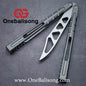 theone Hammer chAB Balisong clone Titanium handle stainless steel blade Bushing