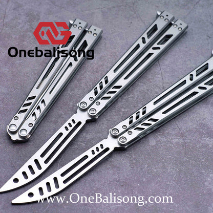 theone steel bb Balisong clone stainless steel handle stainless steel blade Bushing