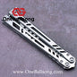 theone steel bb Balisong clone stainless steel handle stainless steel blade Bushing