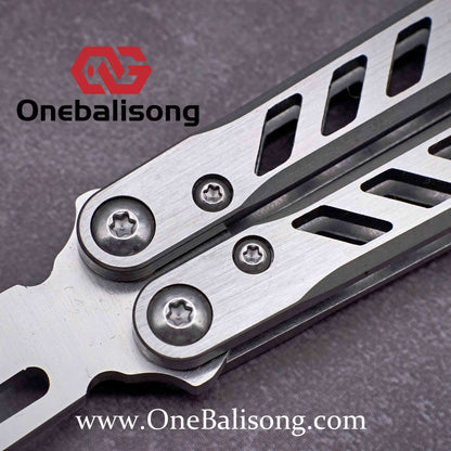 theone steel bb Balisong clone stainless steel handle stainless steel blade Bushing