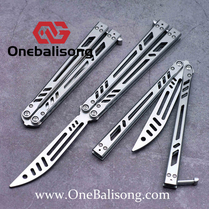 theone steel bb Balisong clone stainless steel handle stainless steel blade Bushing