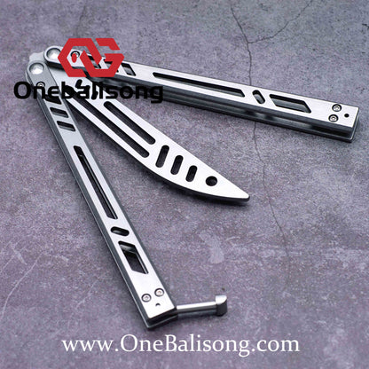 theone steel bb Balisong clone stainless steel handle stainless steel blade Bushing