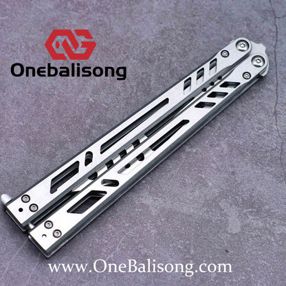 theone steel bb Balisong clone stainless steel handle stainless steel blade Bushing