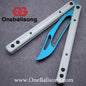 theone G10 orca Balisong clone G10 handle Titanium blade Bushing