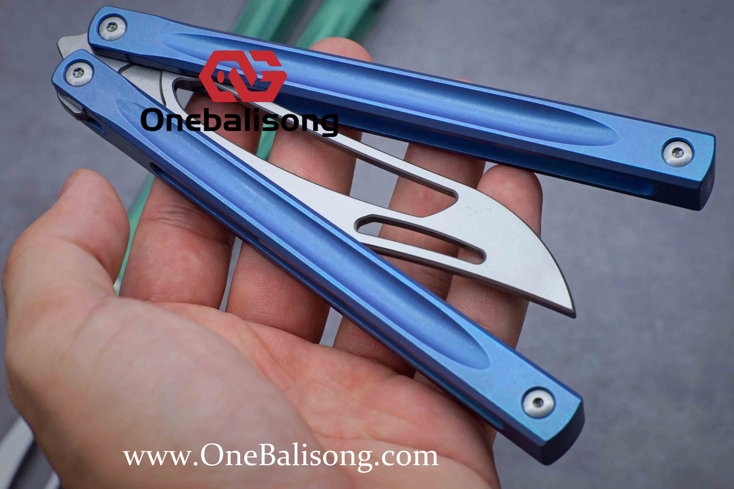 theone JK orca clone titanum alloy-handle stainless steel bushings D2