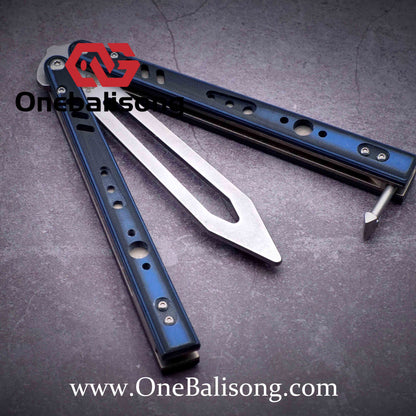 theone rep clone Titanium handle stainless steel blade Bushing