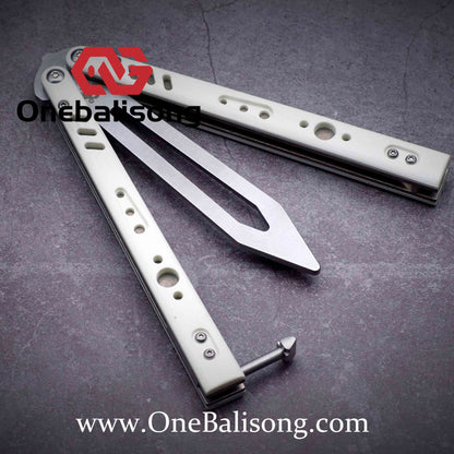 theone rep clone Titanium handle stainless steel blade Bushing