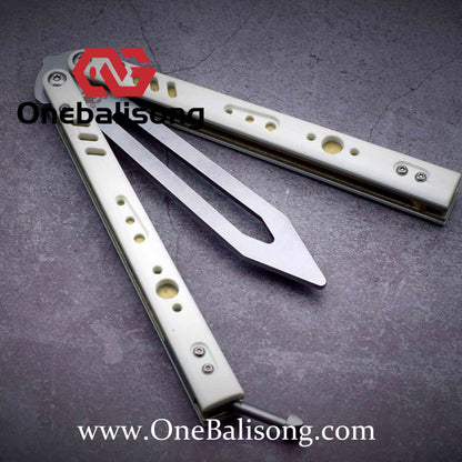 theone rep clone Titanium handle stainless steel blade Bushing