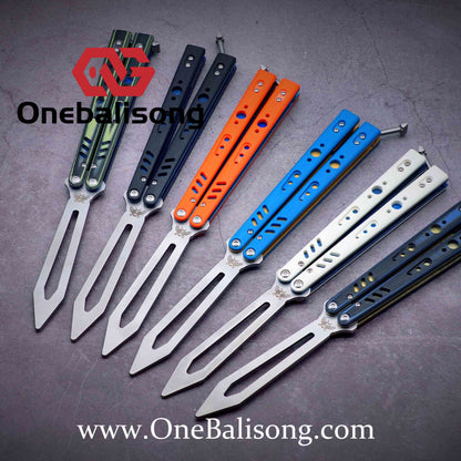 theone rep clone Titanium handle stainless steel blade Bushing