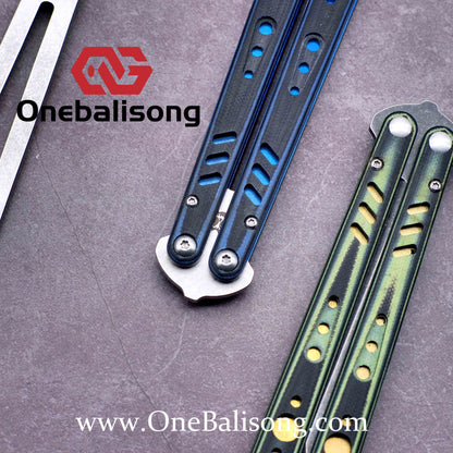 theone rep clone Titanium handle stainless steel blade Bushing
