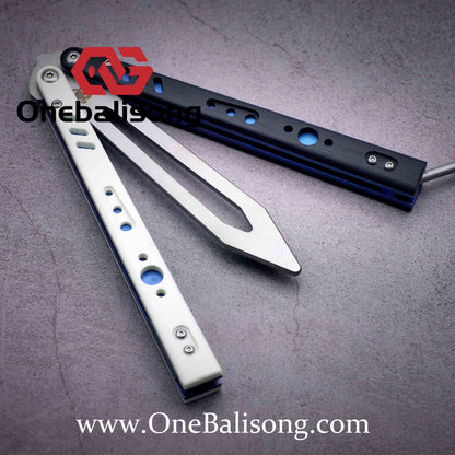theone rep clone Titanium handle stainless steel blade Bushing
